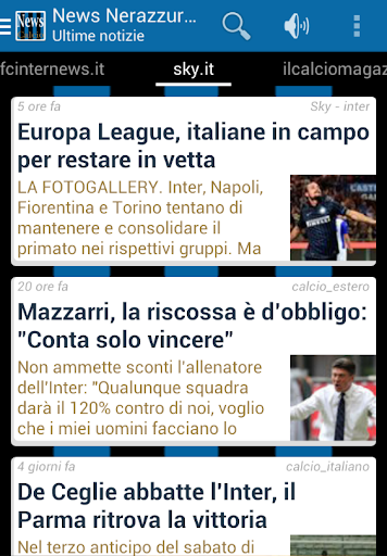 News Nerazzurro - Calcio