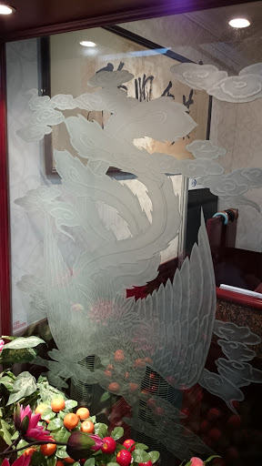 Phoenix Glass Decoration