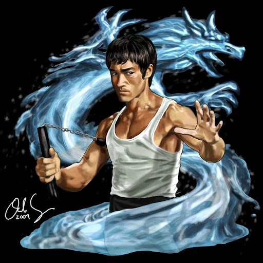 Bruce Lee Art HD Wallpaper