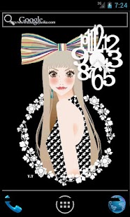 How to mod おしゃれでかわいい女の子ライブ壁紙２（時計） lastet apk for android