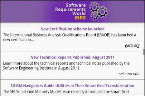 Free Download Software Requirements Info APK for Android