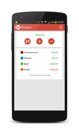 MoneyWatcher - Geld Manager