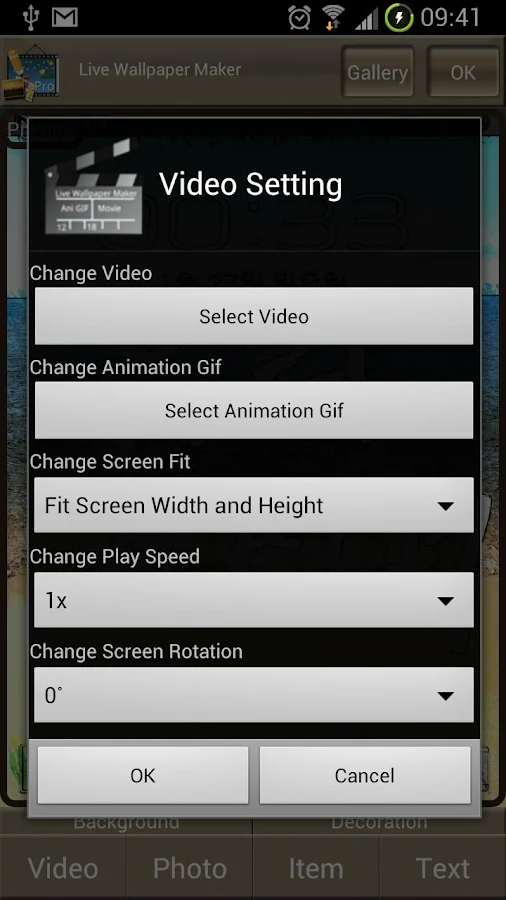 Live Wallpaper Maker Pro(Free) - screenshot