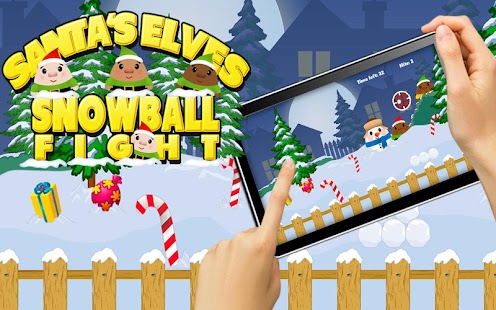 Santas Elf Snow Fight Nexus 7