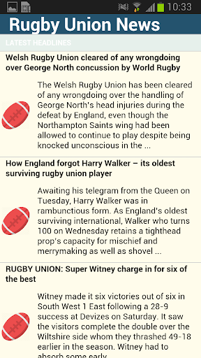 【免費新聞App】Rugby Union Updates-APP點子