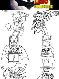 Lego Coloring Batman Kids