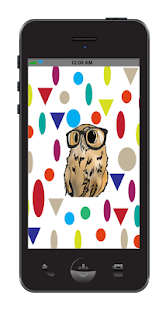 Hipster Owl Wallpaper