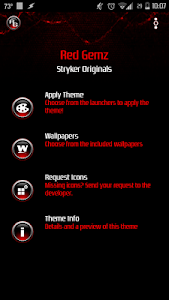 Screenshot Red Gemz Apex/ADW/Nova Theme v1.0.8