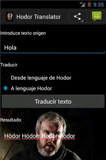 Hodor Translator English