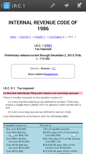 Tax Code and Regs - TouchTax