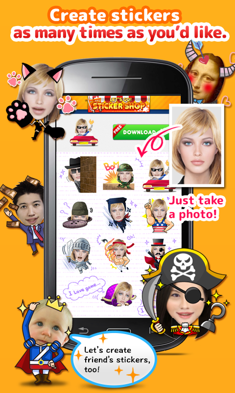StickerMe Free Selfie Emoji Screen 2