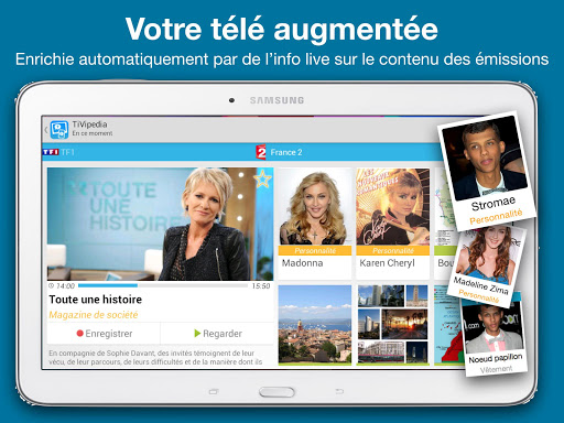 【免費娛樂App】TiVipedia, la Télé Augmentée-APP點子