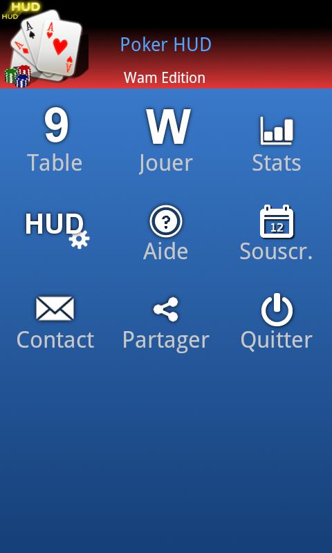 Poker HUD Screen 1
