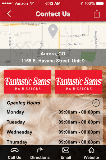 Fantastic Sams Aurora Colorado