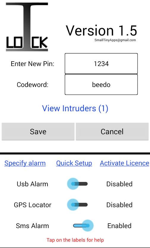 iLock - Anti Theft Lockscreen - screenshot