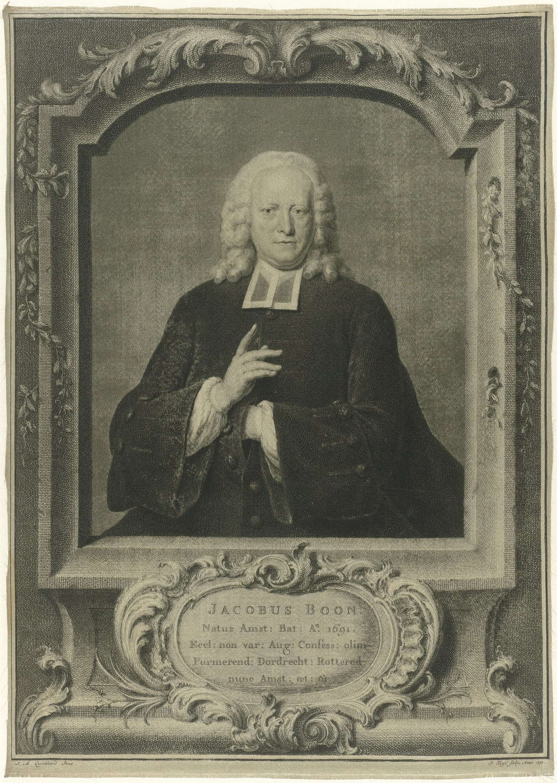 Portret van Jacobus Boon
