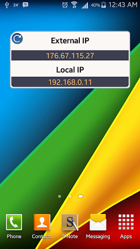 IP Discovery - Widget