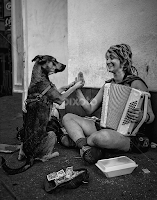 High Five by Doreen Rutherford - Black & White Street & Candid