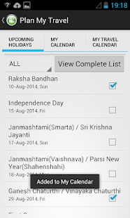 IRCTC Reminder with Holidays Screenshots 2