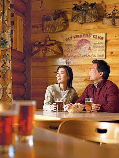 Eagle-Crest-Restaurant-Alaska - A scene from "Northern Exposure"? Nah. A peek inside the Kenai Princess Wilderness Lodge's Eagle Crest Restaurant.