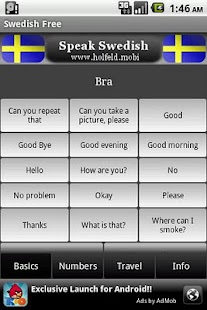 Speak Swedish Free Screenshots 0