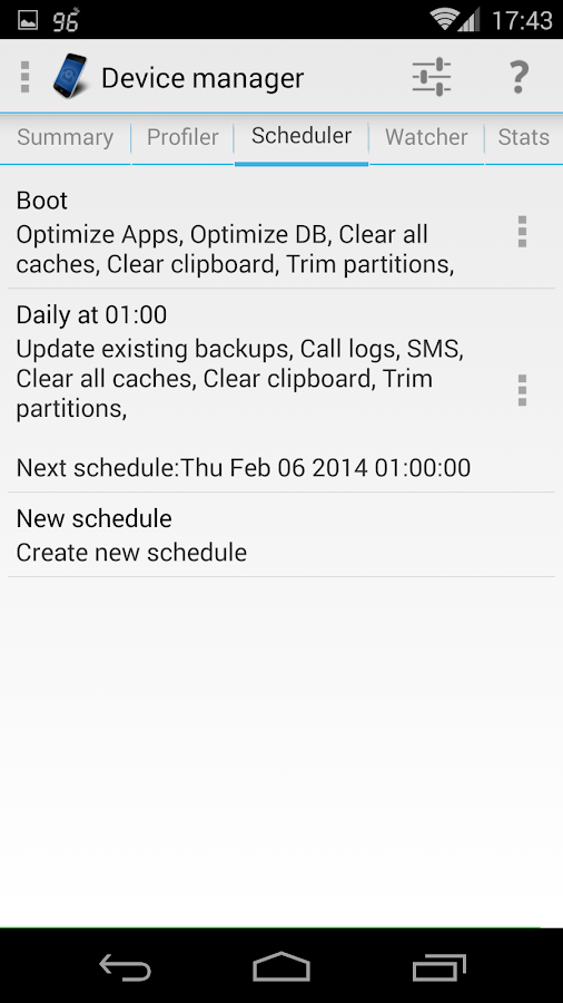 Android Tuner - screenshot