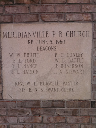 Meridianville Primitive Baptist Church