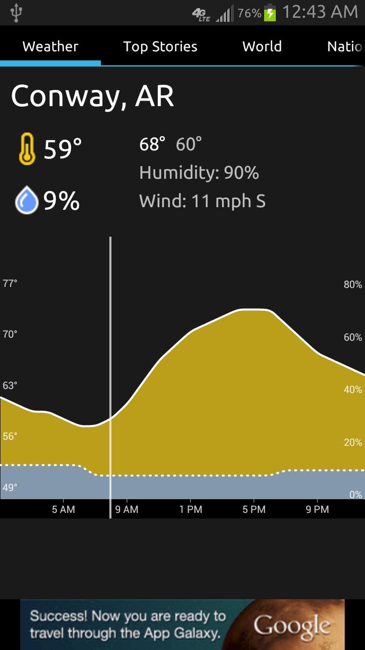 News &amp; Weather Screen 2