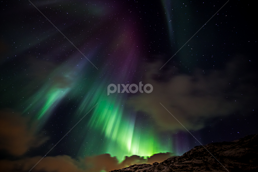 Northern Lights by Ennio Pozzetti - Landscapes Starscapes