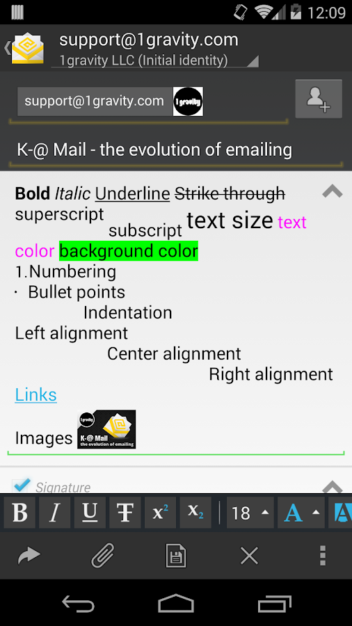 K-@ Mail Pro - screenshot