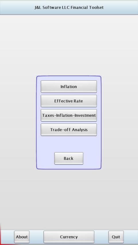 J&amp;L Financial Toolset Screen 2