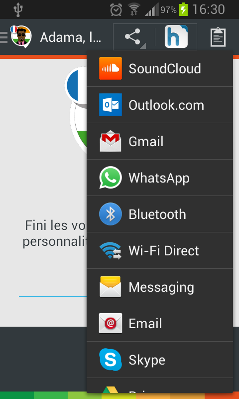 Adama, the Nigerien voice (Fr) Screen 2