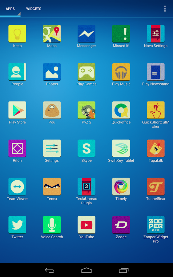 Tenex Nova/Apex/ADW/GO Theme - screenshot