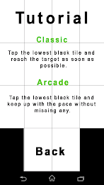 Tap black not white tile free poster 2