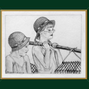 Summer holiday by Ingrid Anderson-Riley - Drawing All Drawing