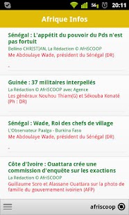 Afrique Infos et Actu