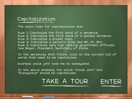 Capitalization For Kids