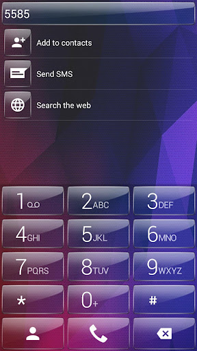 【免費個人化App】Dialer theme Polygon Glass-APP點子