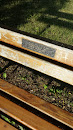 Gerrymandering Forge Memorial Bench