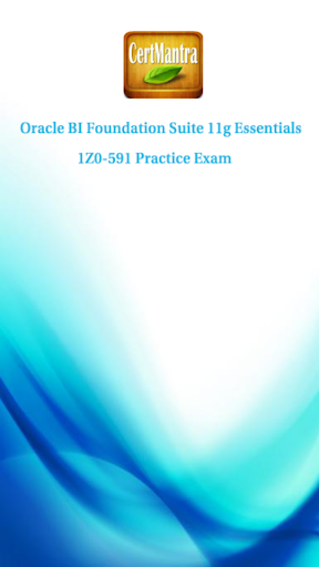 Oracle BI 11g 1Z0-591 Prep