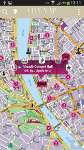 CityMap Budapest - náhled