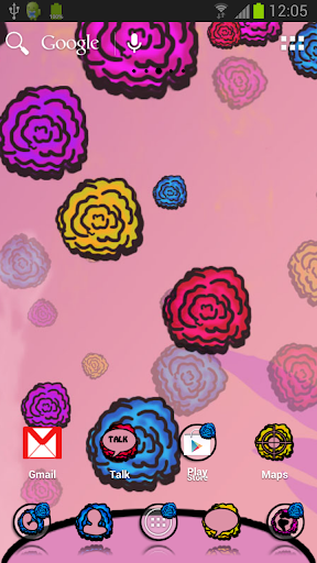 ADW Flowers Theme