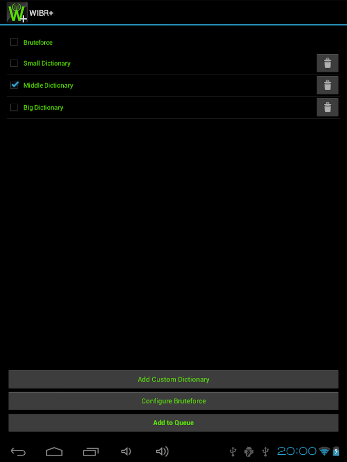 Dictionary attack wifi