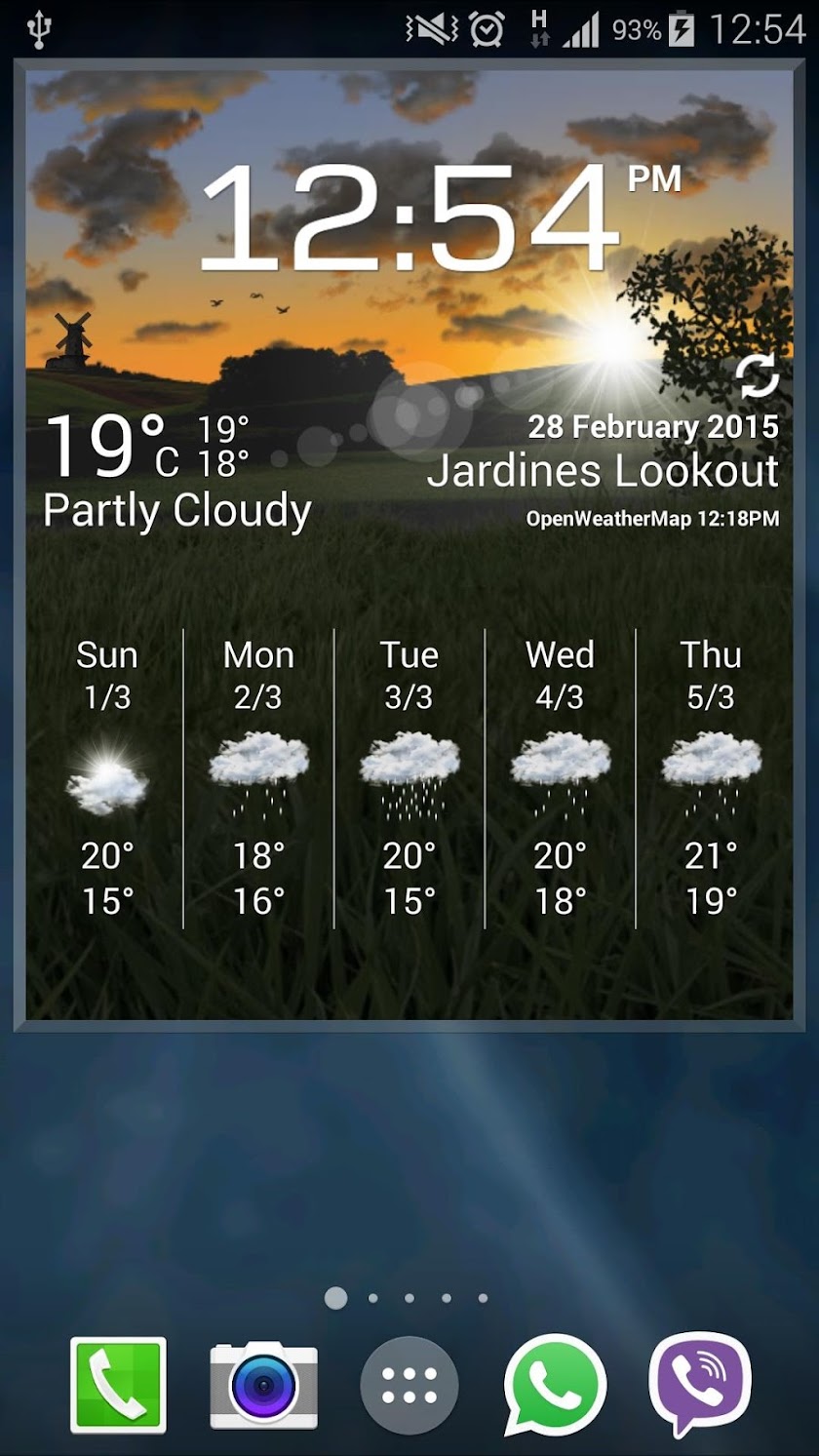 cliMate Animated WeatherWidget Screen 3