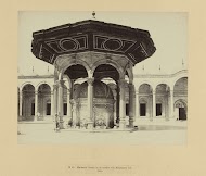 Fontein op de binnenplaats van de moskee van Mohammed Ali, Caïro