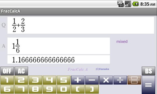 Free Download FracCalcA APK