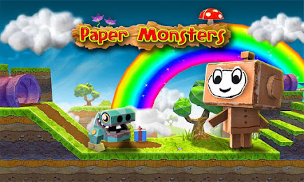 Paper Monsters 3d platformer poster 11