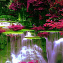 Waterfall Garden Live Wallpape logo