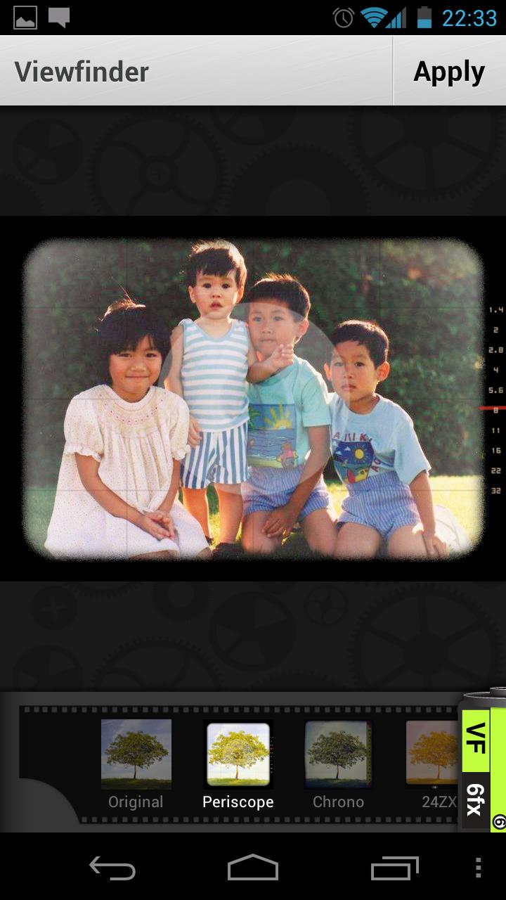 Aviary Effects: Viewfinder Screen 1