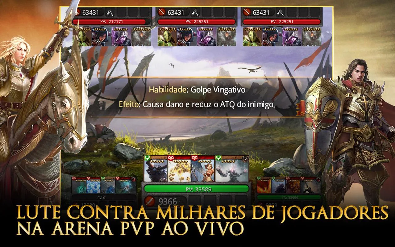 Heróis de Camelot - screenshot